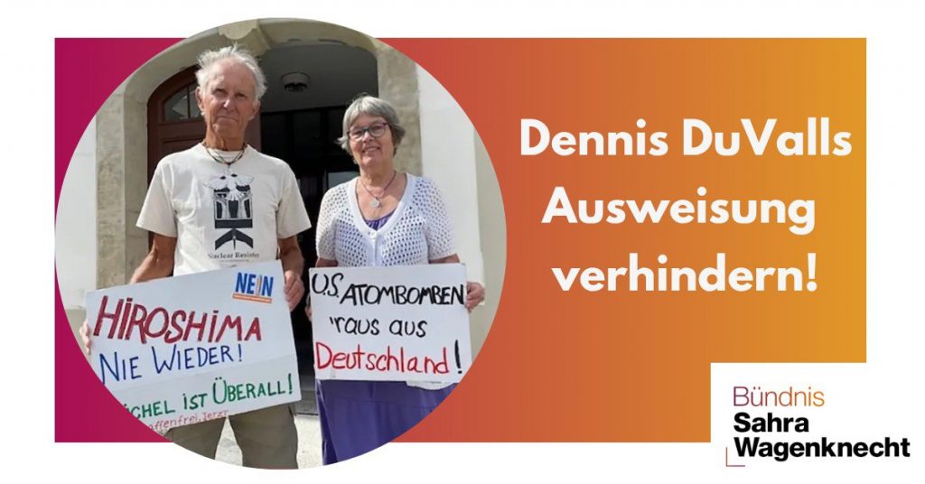 Dennis DuValls Ausweisung verhindern!
