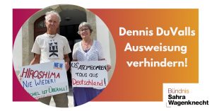 Friedensaktivist und Atomwaffengegner Dennis DuVall