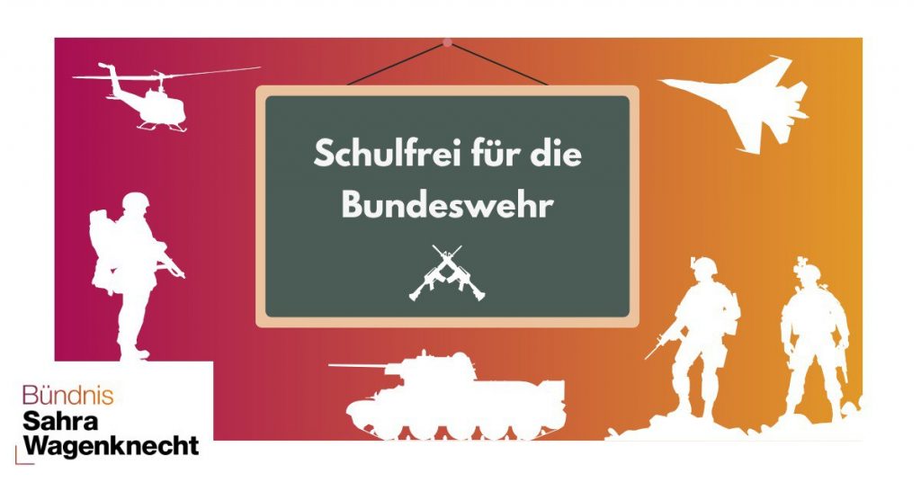 kritisches Symbolbild zu Bundeswehrwerbung an Schulen
