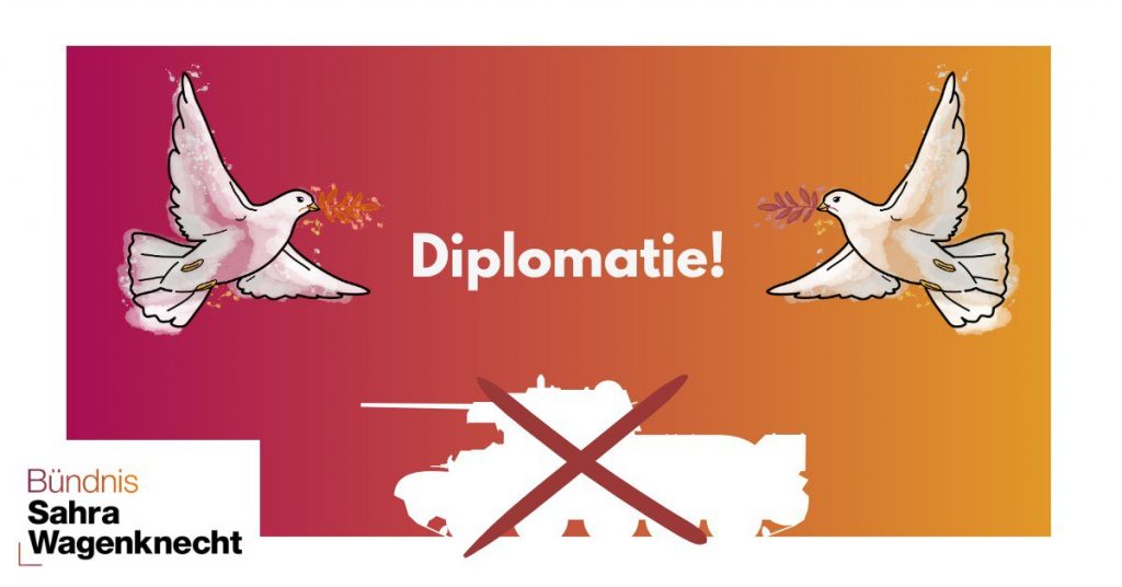 Symbolbild für Diplomatie statt Konfrontation