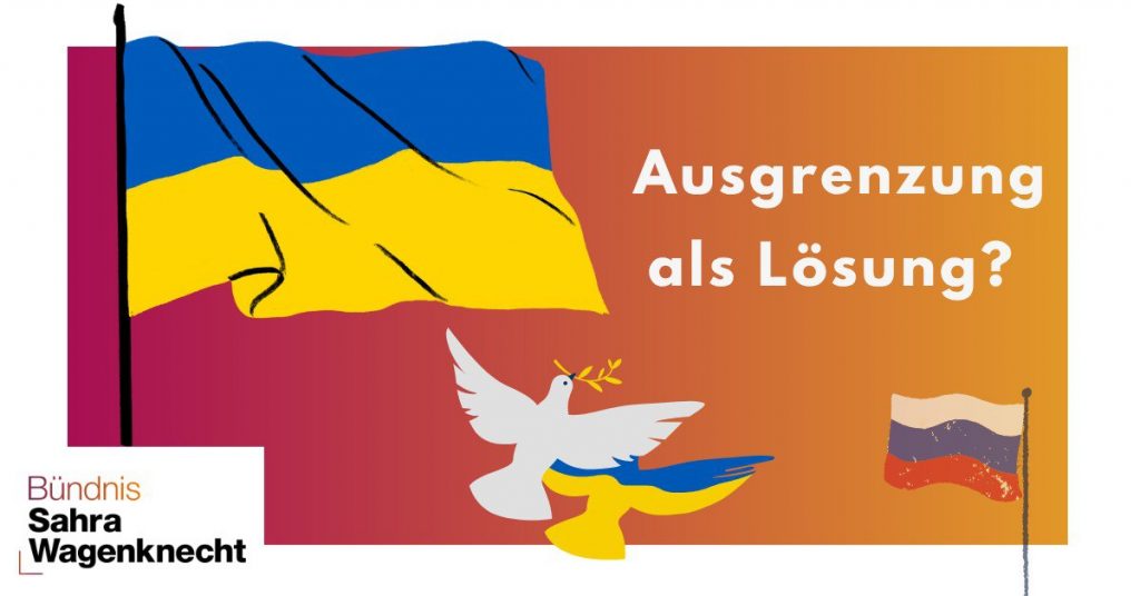 Symbolbild zum Ukraine-Krieg: Ausgrenzung Russlands als Lösung?