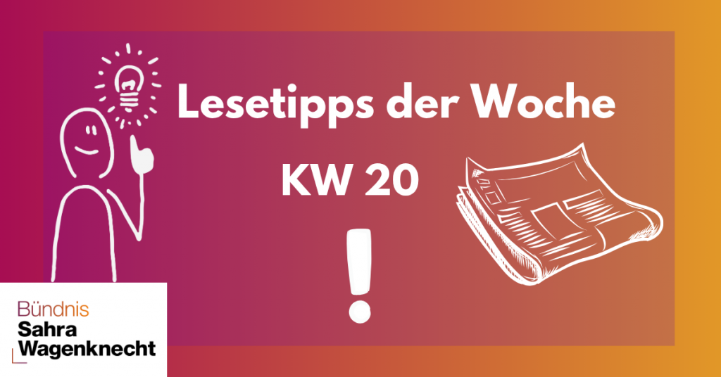 Lesetipps der Woche (KW 20)