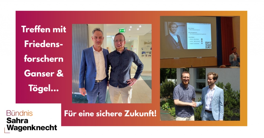 Nico Rudolph im Gespräch mit den Friedensforschern Daniele Ganser und Jonas Tögel