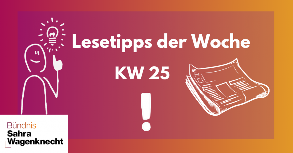 Symbolbild Lesetipps der Woche KW 25