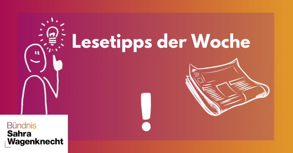 Lesetipps der Woche – Kritisches Denken fördern, Debattenräume öffnen