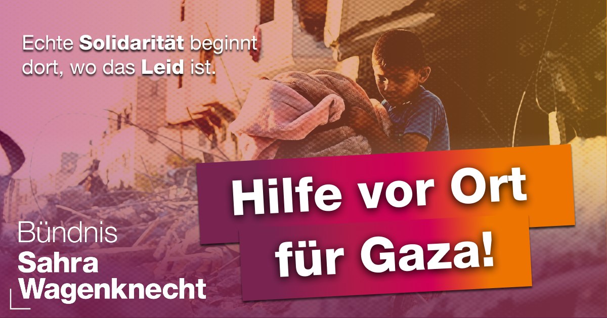 Symbolbild Hilfe vor Ort für Gaza