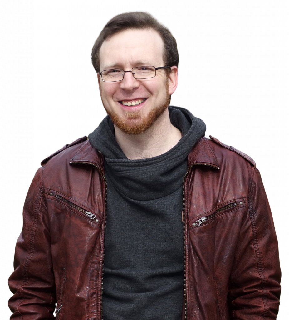 Nico Rudolph mit Lederjacke