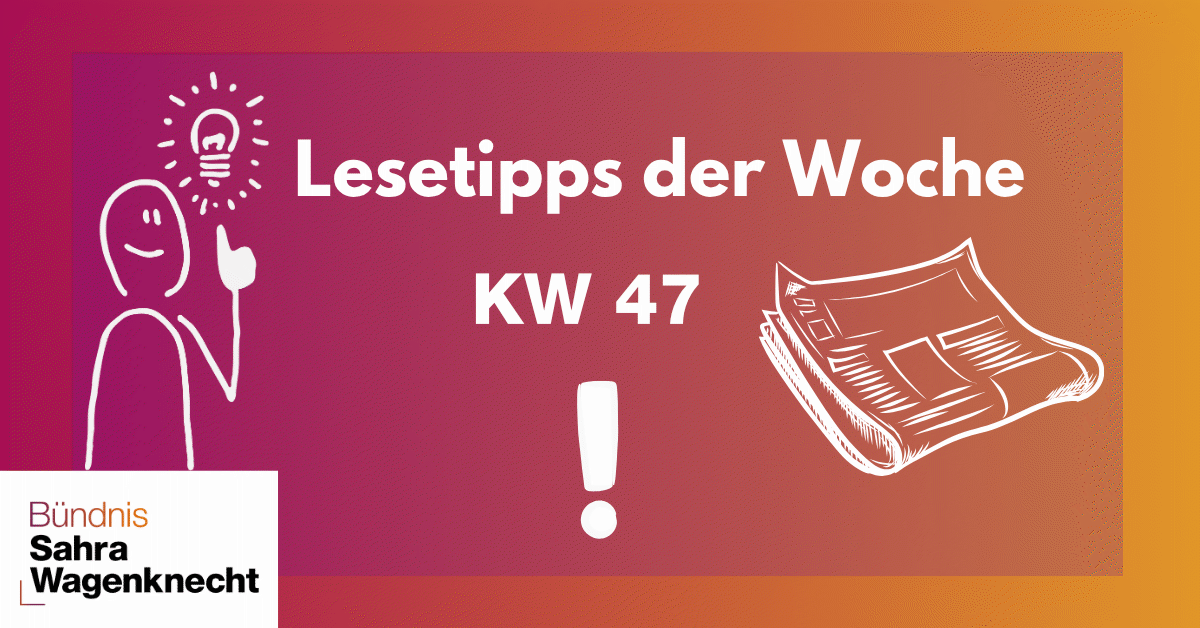 Symbolbild Lesetipps der Woche KW 47