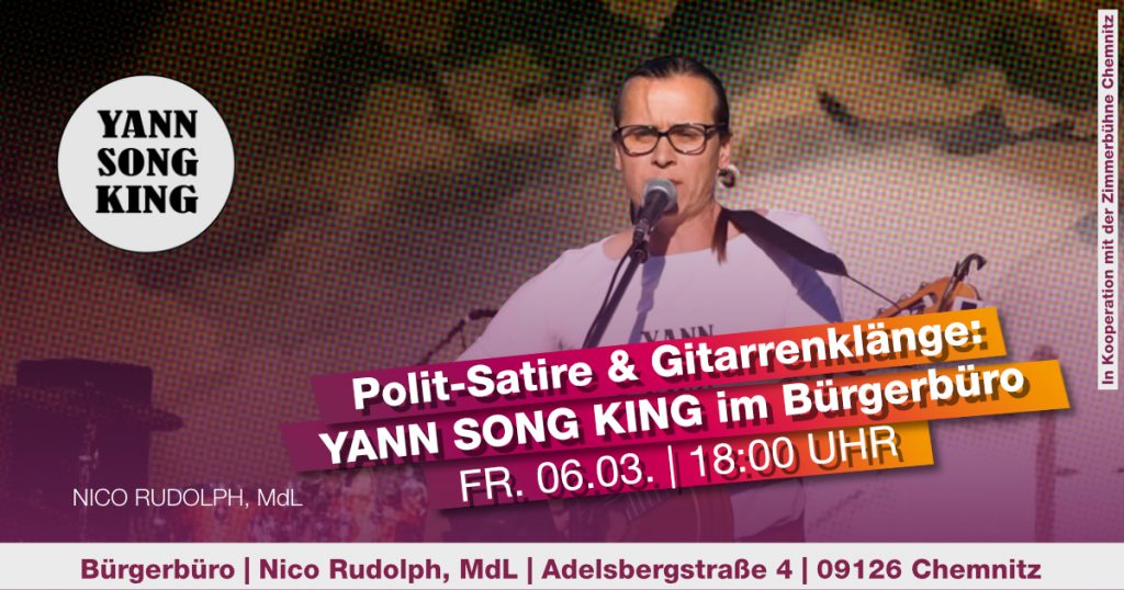 Yann Song King Konzert im Bürgerbüro Chemnitz